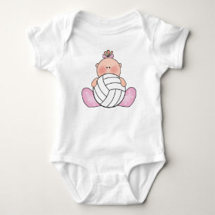 Lil Volleyball Girl Baby Bodysuit