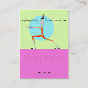 Lil' Yoga Vanity note or bookmark! Business Card