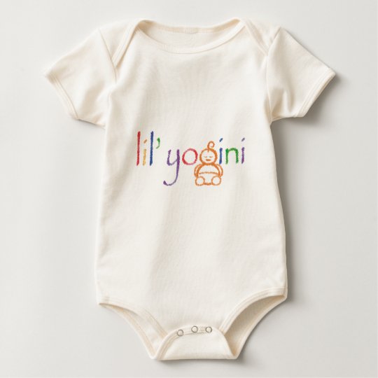 lil' yogini baby T Baby Bodysuit