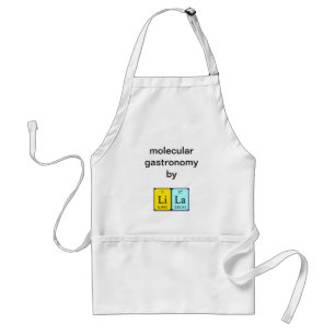 Lila periodic table name apron