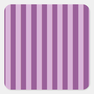 Lila Stripes Square Sticker