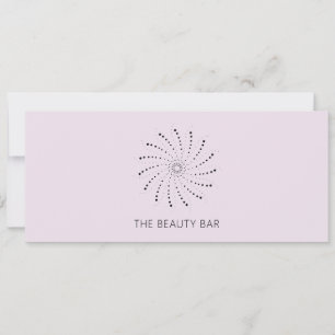 Lilac Abstract Flower Elegant Gift Certificate
