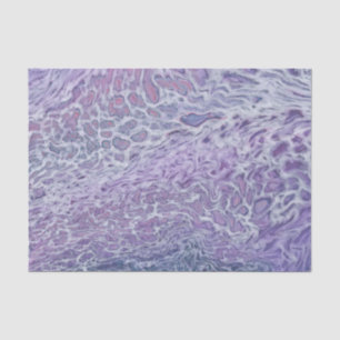 Lilac Acrylic Pouring Abstract Fluid Art Tissue Paper