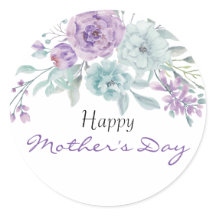 Lilac and Mint Floral | Mother's Day Sticker