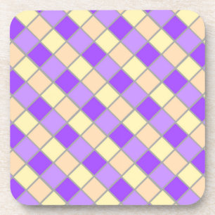 Lilac and Peach Coaster