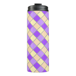 Lilac and Peach Thermal Tumbler