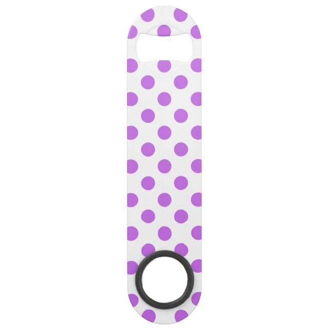 Lilac and white polka dots (Front)