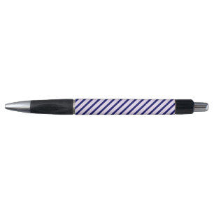 Lilac and white stripes pattern with navy blue