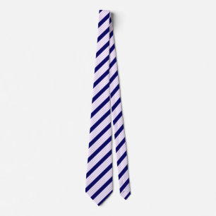Lilac and white stripes pattern with navy blue tie