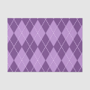 Lilac Argyle  (Design 12 of the Purple Series) Tissue Paper
