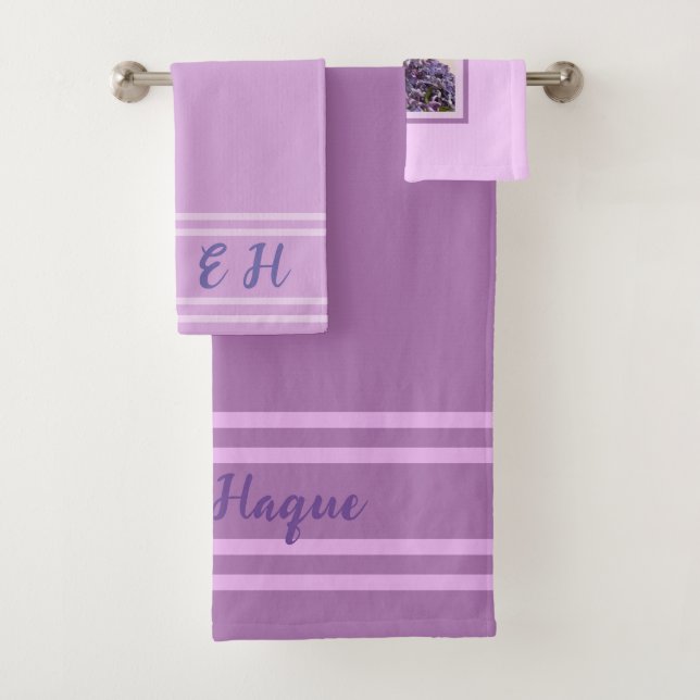 Lilac Bath Towel Set (Insitu)