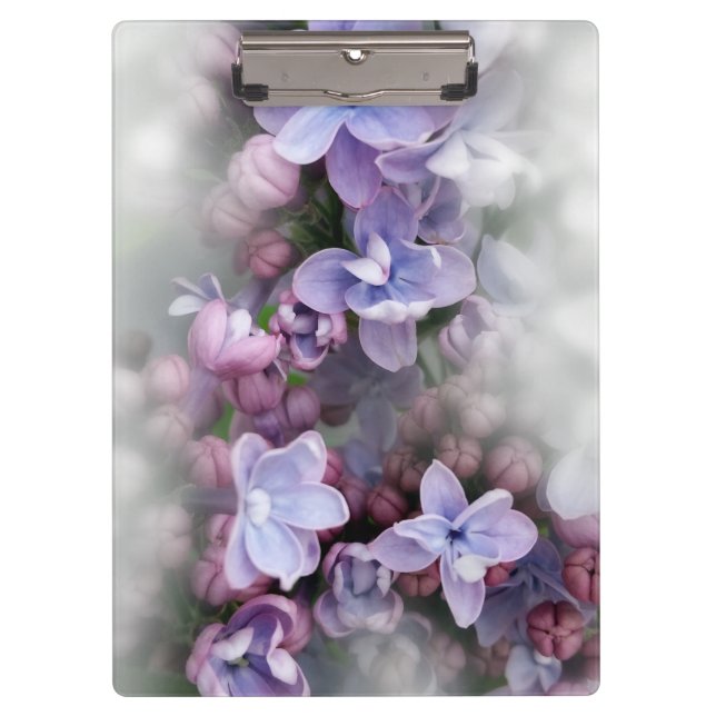 Lilac blooming clipboard (Front)