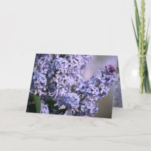 Lilac Blooming- customise any occasion Card