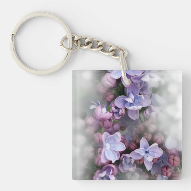 Lilac blooming key ring (Front)