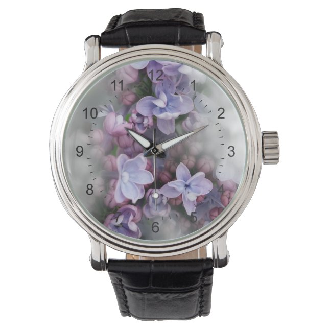 Lilac blooming watch (Front)