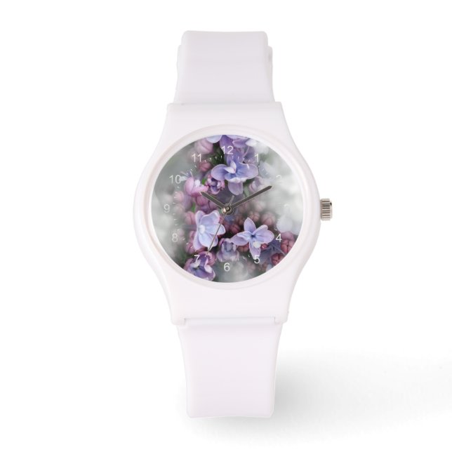 Lilac blooming watch (Front)
