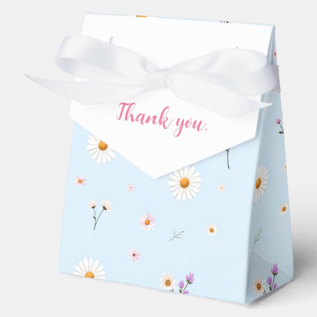 Lilac Bloomlets Favour Box (Front)