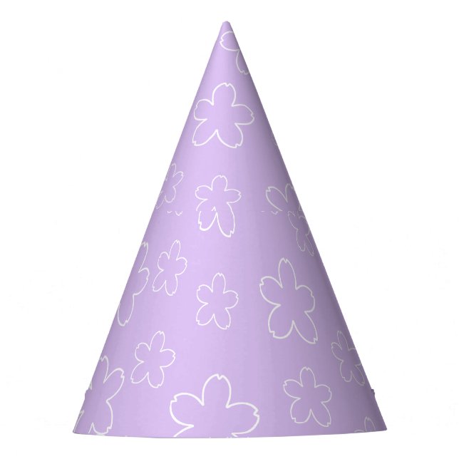Lilac Blossom Party hat (Front)