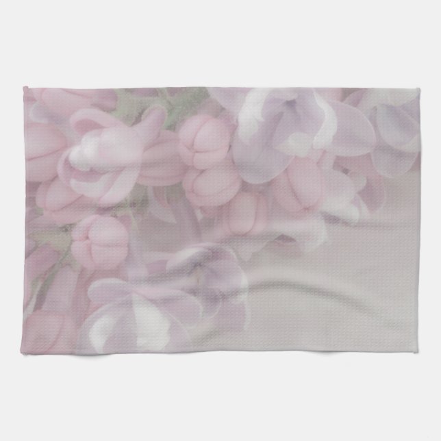 Lilac Blossom Tea Towel (Horizontal)