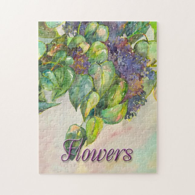 lilac blossoms Puzzle (Vertical)