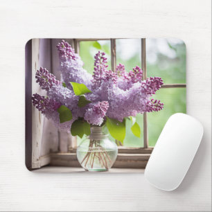 Lilac Bouquet Mouse Mat