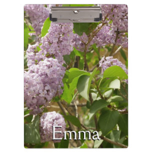 Lilac Bush Beautiful Purple Spring Flowers Clipboard