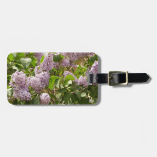 Lilac Bush Beautiful Purple Spring Flowers Luggage Tag