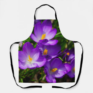 Lilac Crocuses Apron
