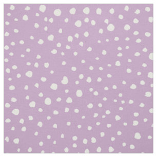 Lilac Dalmatian Spots, Dalmatian Dots, Dotted Fabric