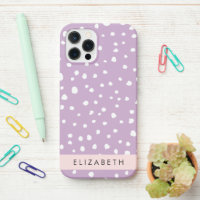 Lilac Dalmatian Spots, Dalmatian Dots, Your Name