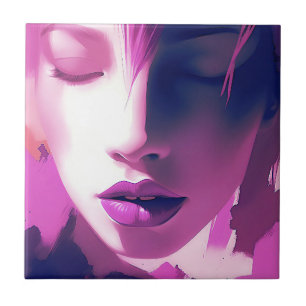 Lilac Dream Whisper – Serene, Ethereal, Purple Tile