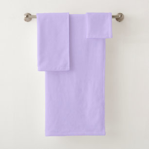 Lilac Dreams Solid Colour   Classic Elegant Bath Towel Set