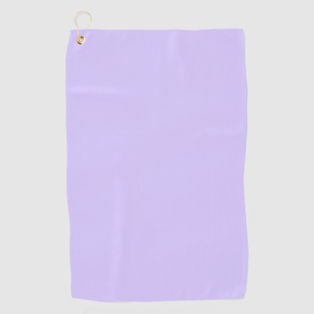 Lilac Dreams Solid Colour | Classic Elegant Golf Towel (Front)