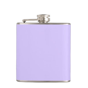 Lilac Dreams Solid Colour Classic Elegant Hip Flask