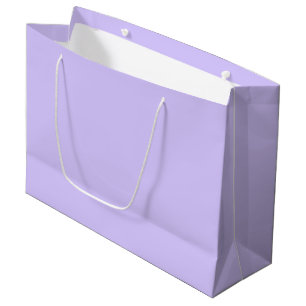Lilac Dreams Solid Colour   Classic Elegant Large Gift Bag