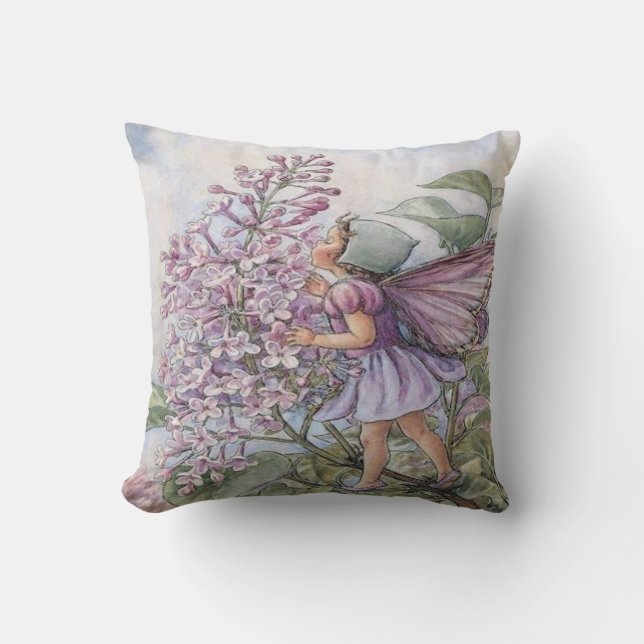 "Lilac Fairy" Cushion (Front)