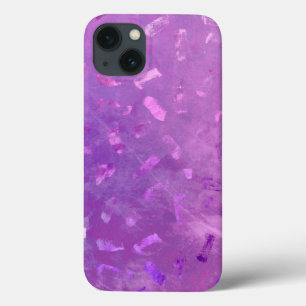 Lilac Faux Glitter Texture  iPhone 13 Case