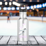 Lilac Figure Skates Personalised Girls 532 Ml Water Bottle<br><div class="desc">Personalised design for your little athletes and sports fans.</div>