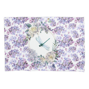 Lilac Floral Pillowcase