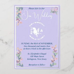 Lilac Floral Pink & Sage Wedding