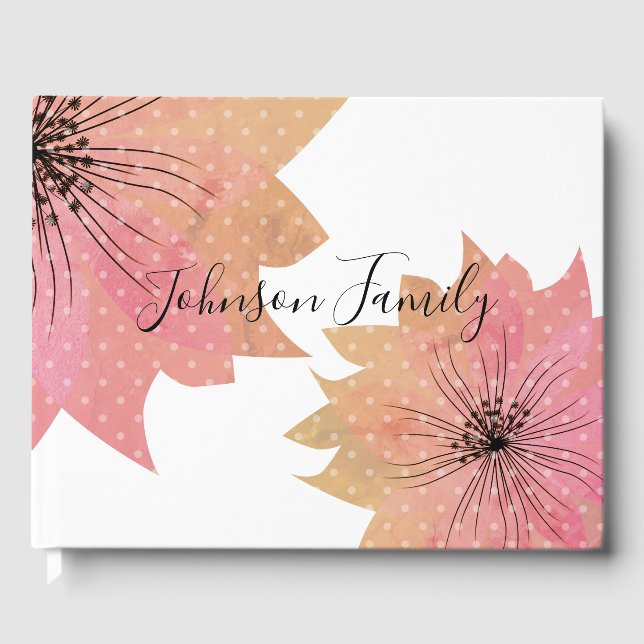 lilac flower, flower, lilac guest book (Front)