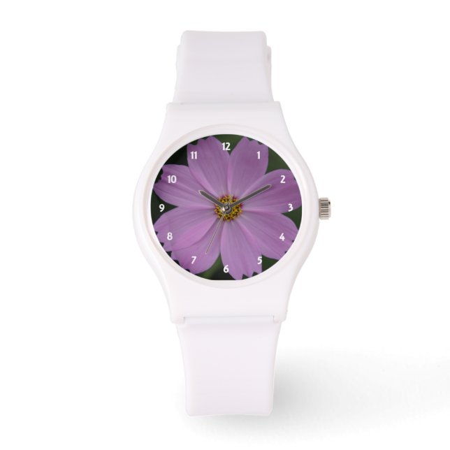 lilac flower watch (Front)