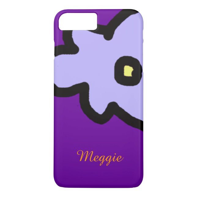 lilac flower with custom name Case-Mate iPhone case (Back)