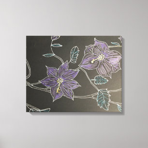 Lilac Flowers Canvas Print