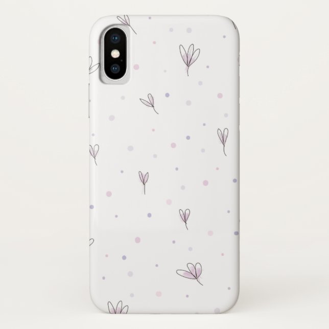 Lilac Flowers Case-Mate iPhone Case (Back)