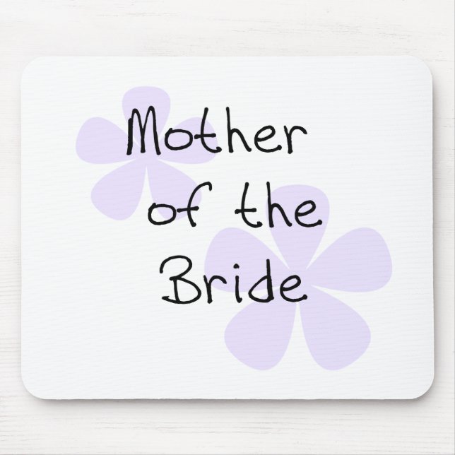 Lilac Flowers Mother of Bride Mouse Mat (Front)