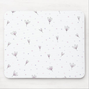Lilac Flowers Mouse Mat
