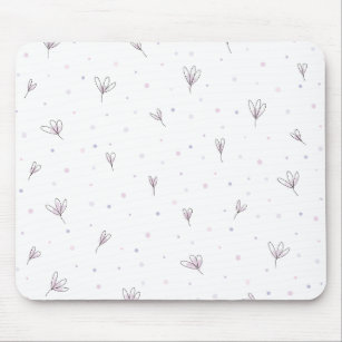 Lilac Flowers Mouse Mat