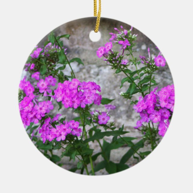 Lilac Flowers Ornament  (Front)