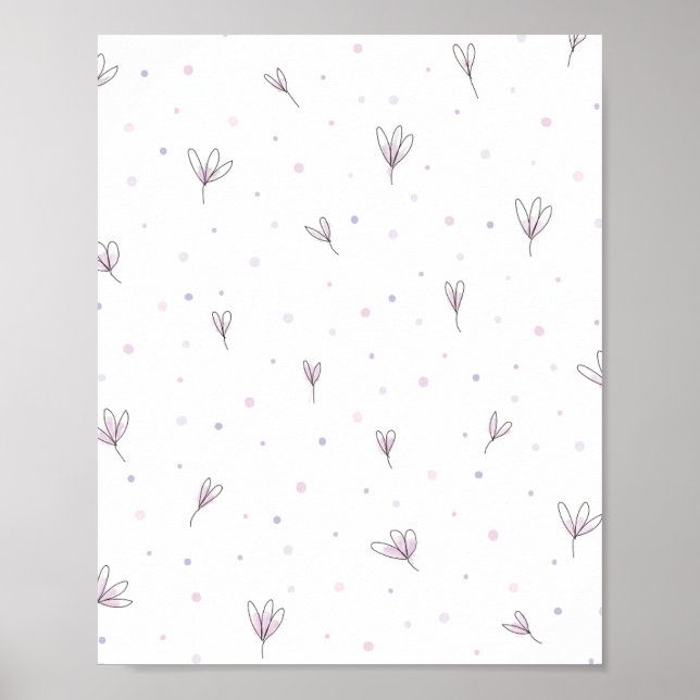 Lilac Flowers Poster (Front)